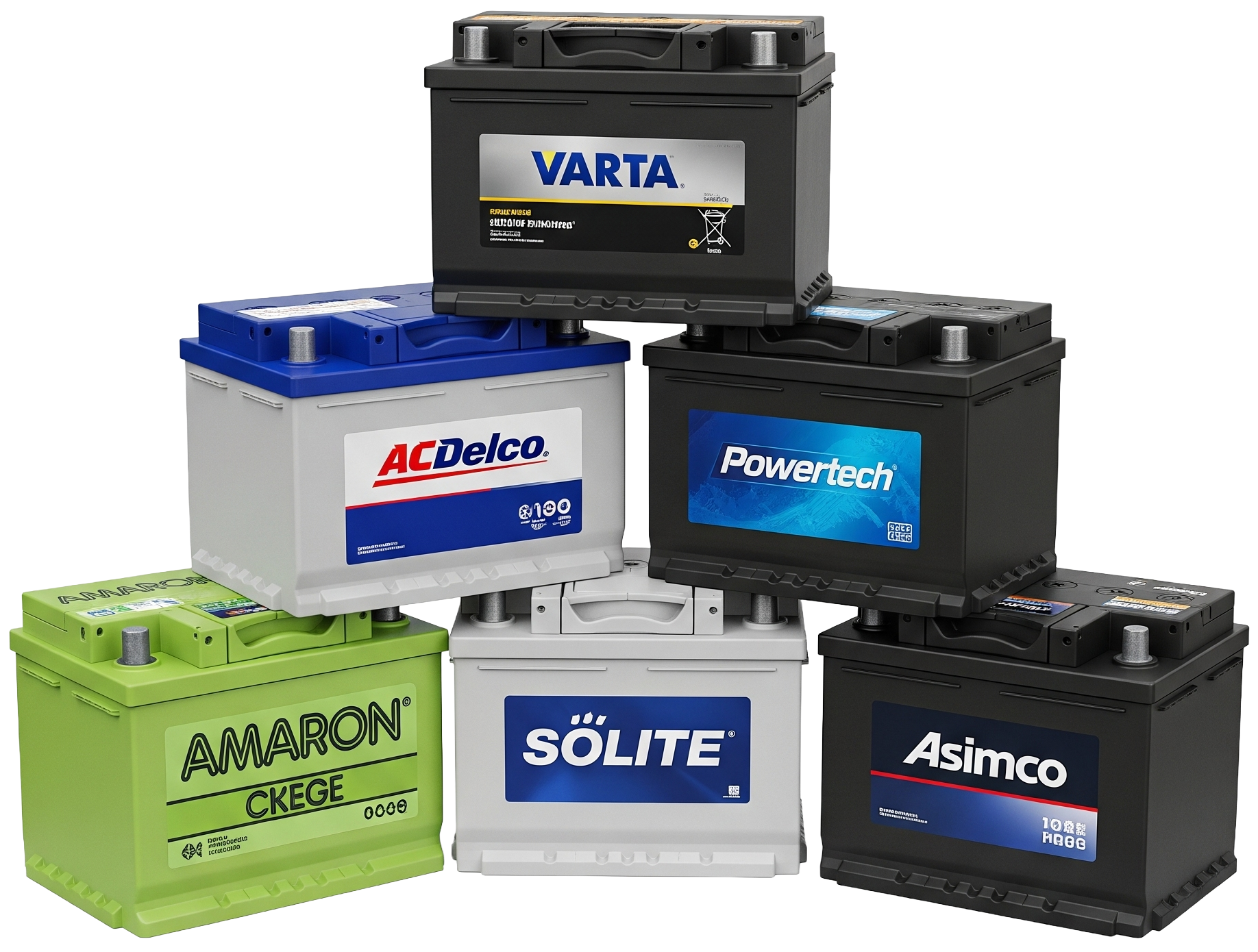 Transparent Car Battery Image with Electric Effect